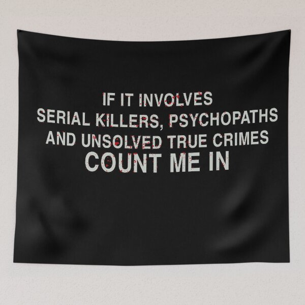 Item preview, Serial Killers Psychopaths & Unsolved True Crimes designed and sold by ferdaousseshop.