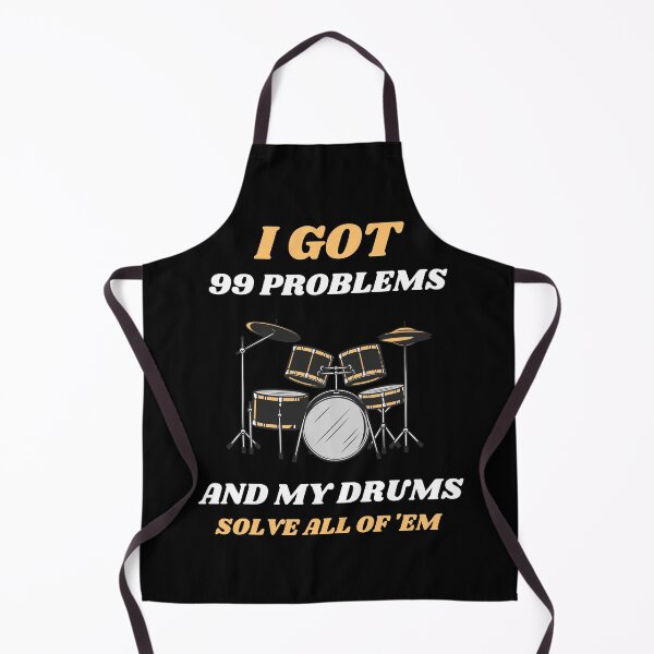 Item preview, I Got 99 Problems And My Drum Solve All Of 'Em (Yellow) designed and sold by RusticHouse.