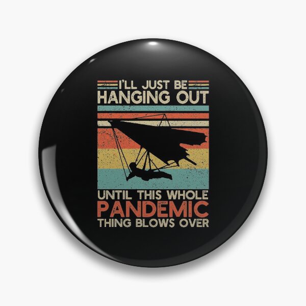 Item preview, I'Ll Be Hanging Out Funny Vintage Hang Gliding designed and sold by telegaevel.