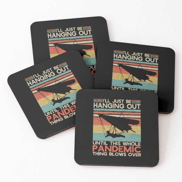 Item preview, I'Ll Be Hanging Out Funny Vintage Hang Gliding designed and sold by telegaevel.