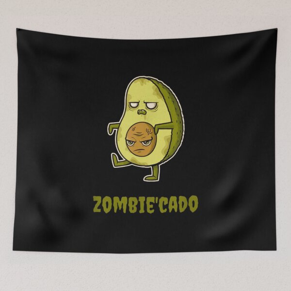 Item preview, Funny Halloween Scary Zombie Zombie'Cado Chach Ind. Clothing T-Shirt designed and sold by spolayastore.