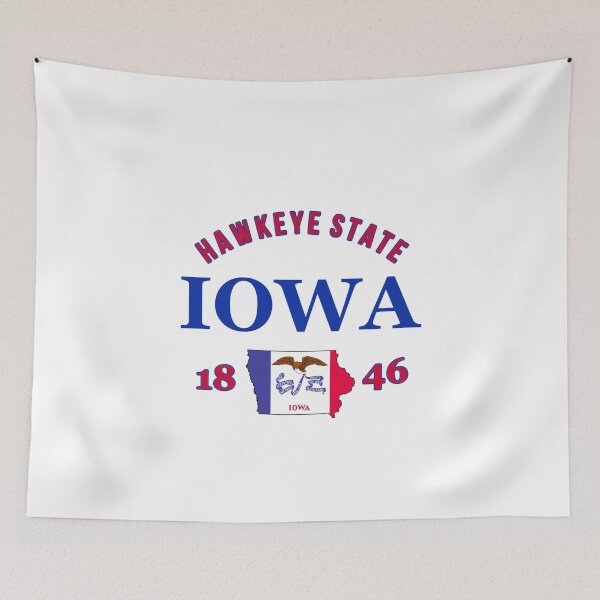 Item preview, Iowa Pride Flag Native Home Hawkeye State  designed and sold by The Junto Shop.