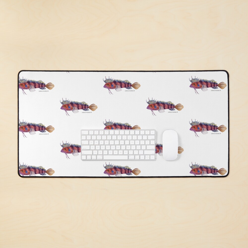 Quillfin Blenny Fish Mouse Pad