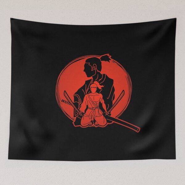 Item preview, Vintage Japanese Samurai Graphic Samurai Fighter Design Samurai with katana designed and sold by enjoytheshirt.