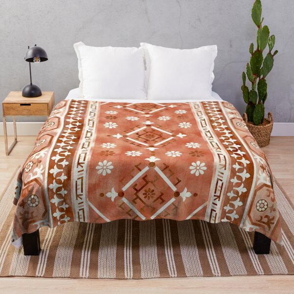 Item preview, Boho Traditional Oriental Carpet Pattern Inspired designed and sold by Octavia Soldani.