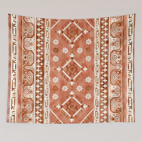 Item preview, Boho Traditional Oriental Carpet Pattern Inspired designed and sold by Octavia Soldani.