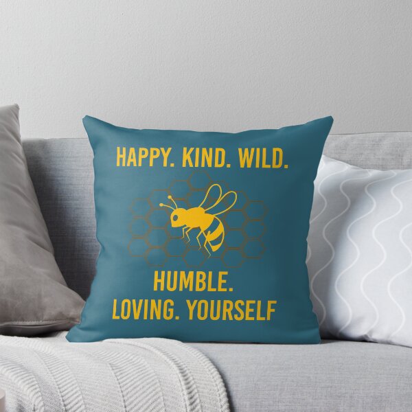 Item preview, Bee Happy, Kind, Wild, Humble, Loving, Yourself designed and sold by JustGift.