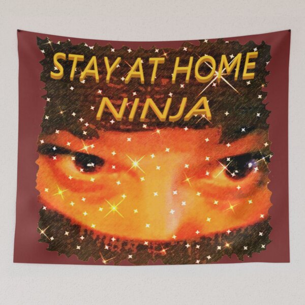 Item preview, Stay At Home Ninja - Social Distancing Champion designed and sold by TeesFashion.
