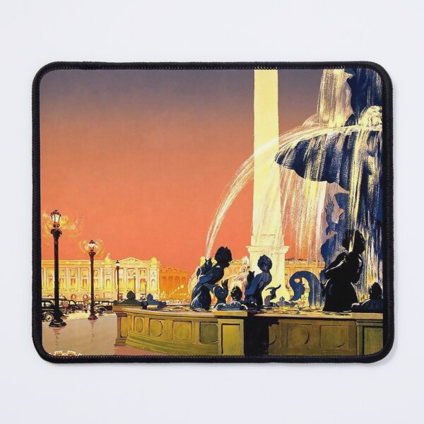 Item preview, Vintage Paris Landmark Print designed and sold by JoyforU.