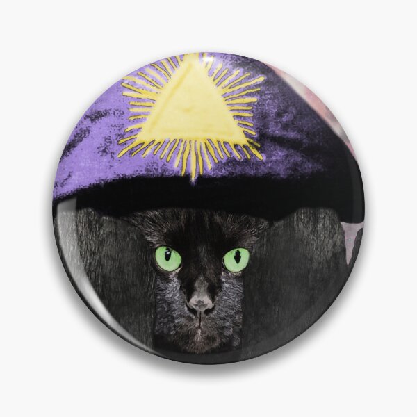 Item preview, Aleister Crowley as his own Black Cat Familiar designed and sold by Loveday Funck.