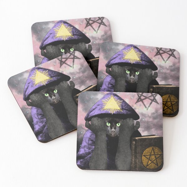 Item preview, Aleister Crowley as his own Black Cat Familiar designed and sold by Loveday Funck.