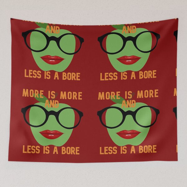 Item preview, More Is More Less Is A Bore, Iris Apfel, Fashionista, Black Glasses, Red Lips designed and sold by DiensDesign.