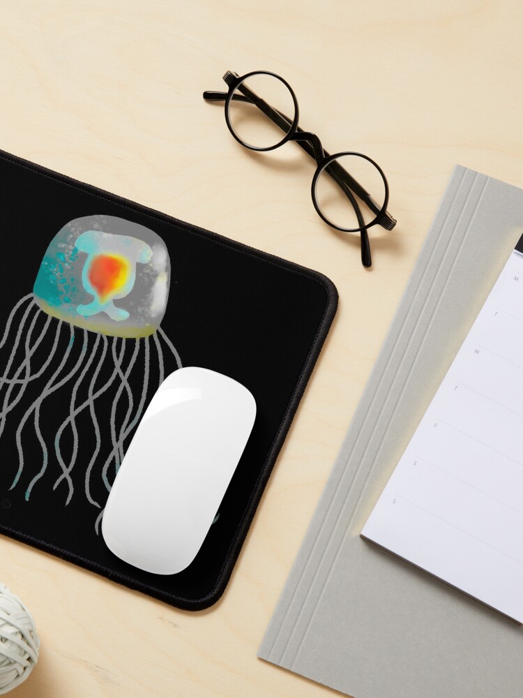 Alternate view of Immortal Jellyfish Mouse Pad