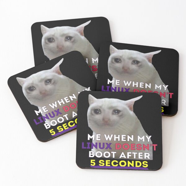 Item preview, Me after my linux didn't boot in 5 seconds - Funny designed and sold by Programmer's  Life and Humor.