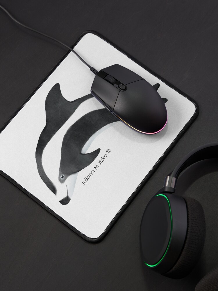 Alternate view of Hourglass Dolphin Mouse Pad