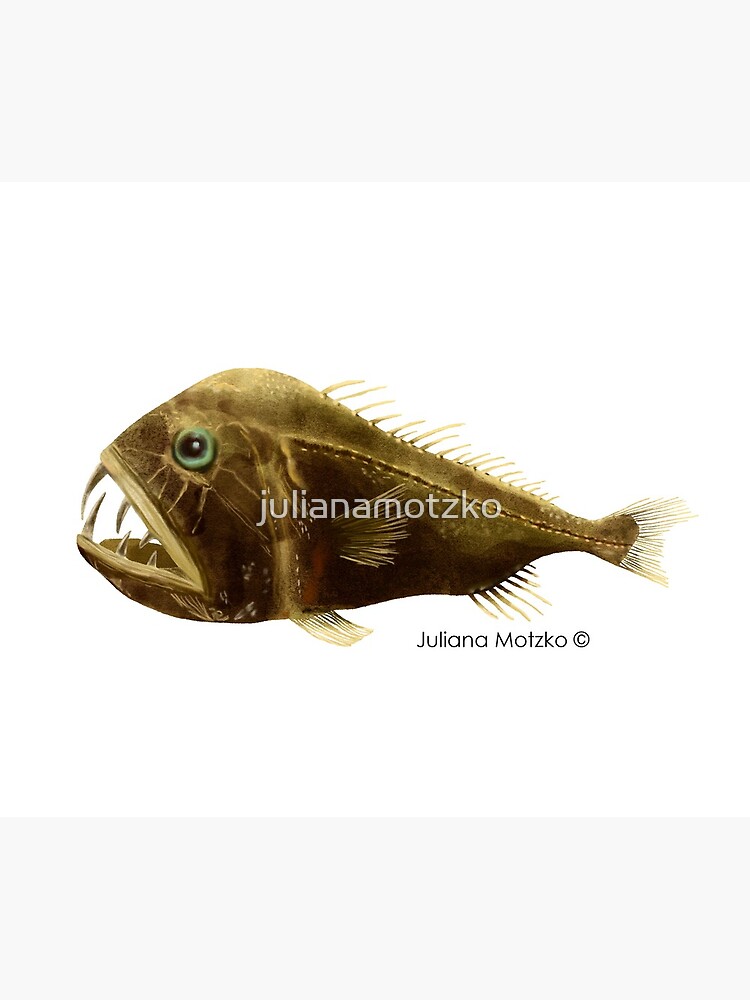 Fangtooth Fish by julianamotzko