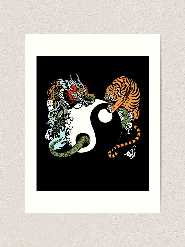 Yin Yang Dragon Tiger Wallpaper Yin Yang With Dragon And Tiger"