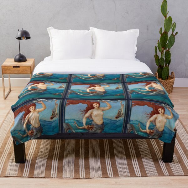 Item preview, Una ninfa marina (1881), pintura de Sir Edward Burne–Jones. designed and sold by BeardedTree.