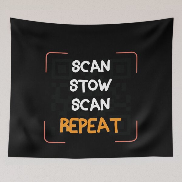Artikelvorschau, Scan Stow Scan Repeat Shirt WareHouse Warehouse Worker entworfen und verkauft von Shop-collection.