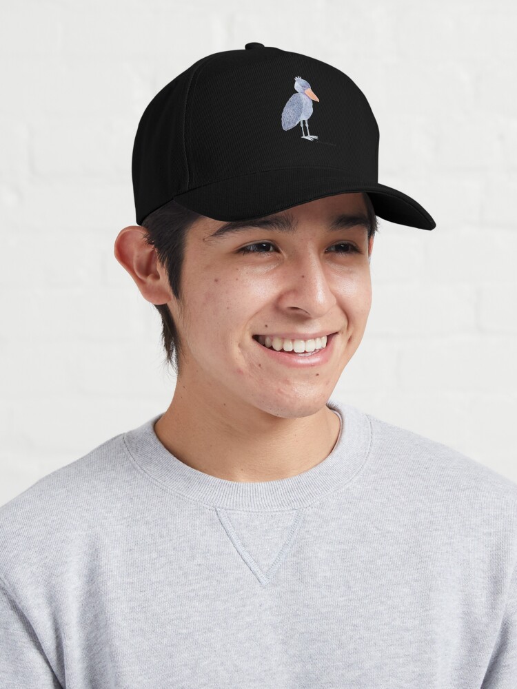 Alternate view of Shoebill Stork Cap