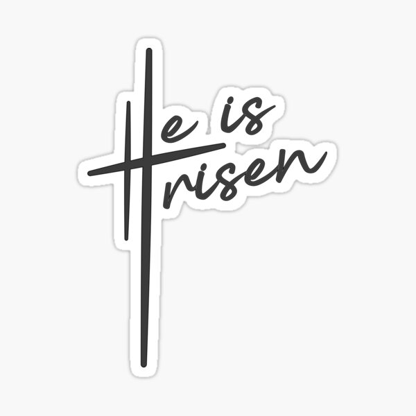 Item preview, Christian Design - He is Risen designed and sold by simplydesignart.
