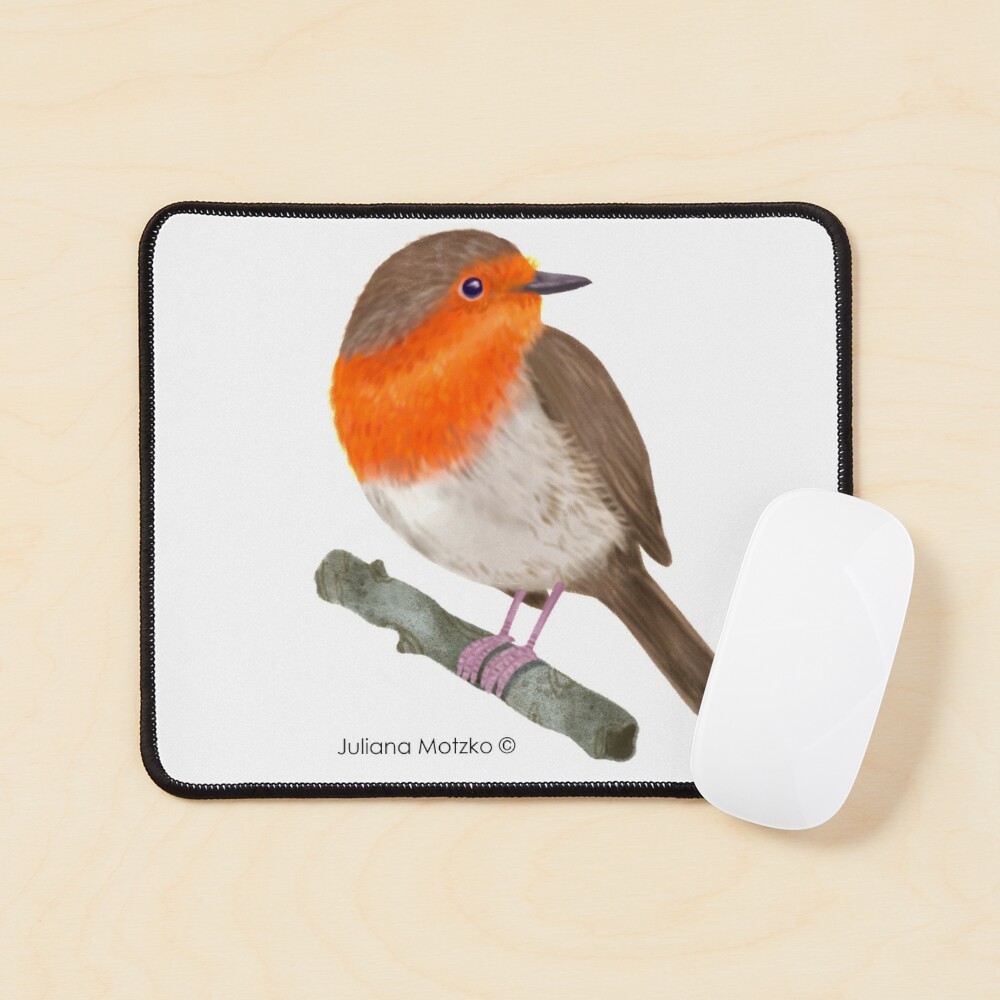 Robin Redbreast bird Mouse Pad