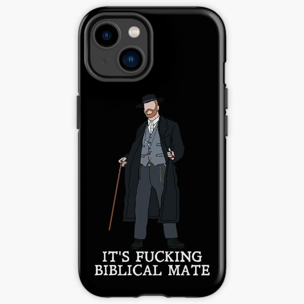 Alfie Solomons - Es ist ein verdammter biblischer Kumpel Peaky Blinders (Weiß) iPhone Robuste Hülle