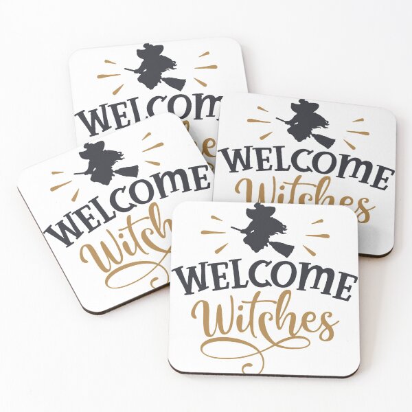 Item preview, Welcome Witches Halloween designed and sold by Sticker-Tee.