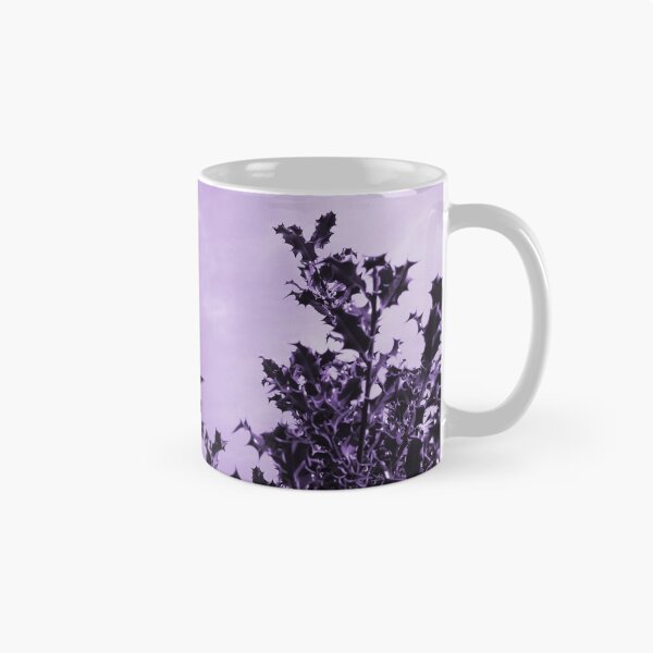 Item preview, Holly leaves in the violet sky designed and sold by EdgyDesignForU.