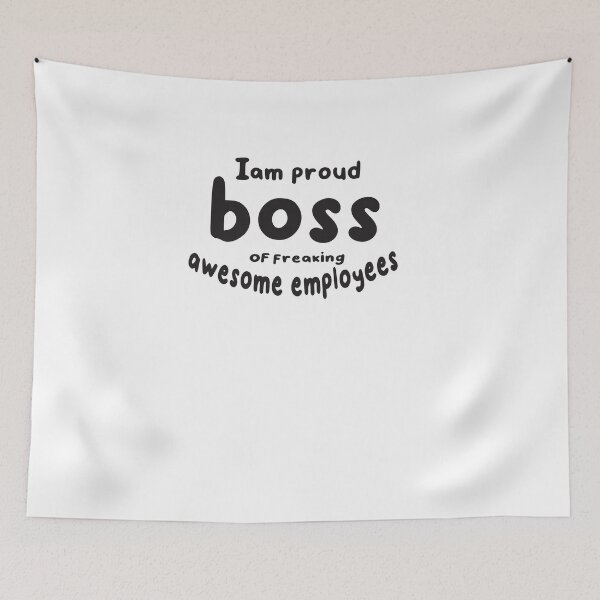 Item preview,  Am A Proud Boss Of Freaking Awesome Employees :Cute & Funny Workplace Foreman Employee Gift -turns Classic-family-gift to mom,dad. designed and sold by Teshirt ★★★★★.