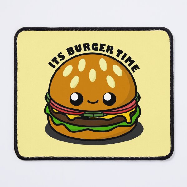 Item preview, Cute Cartoon Burger || Hamburger || Its Burger Time designed and sold by cookingwithten.