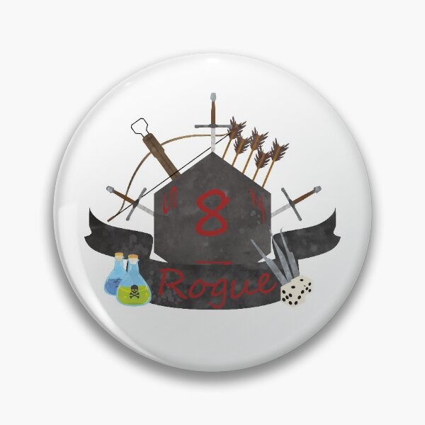 Item preview, Dnd class - Rogue designed and sold by The crow's nest.