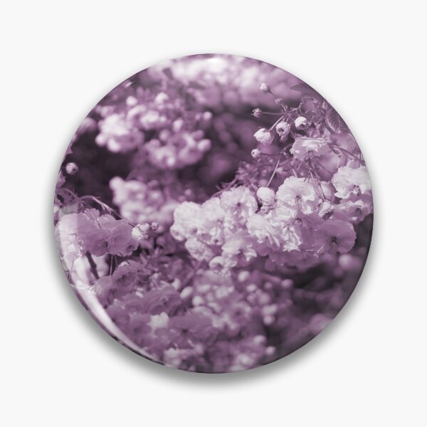 Item preview, Purple violet flowers blooming from a tree designed and sold by EdgyDesignForU.