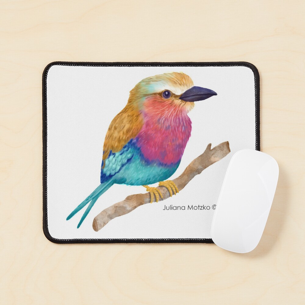 Lilac Breasted Roller Mouse Pad