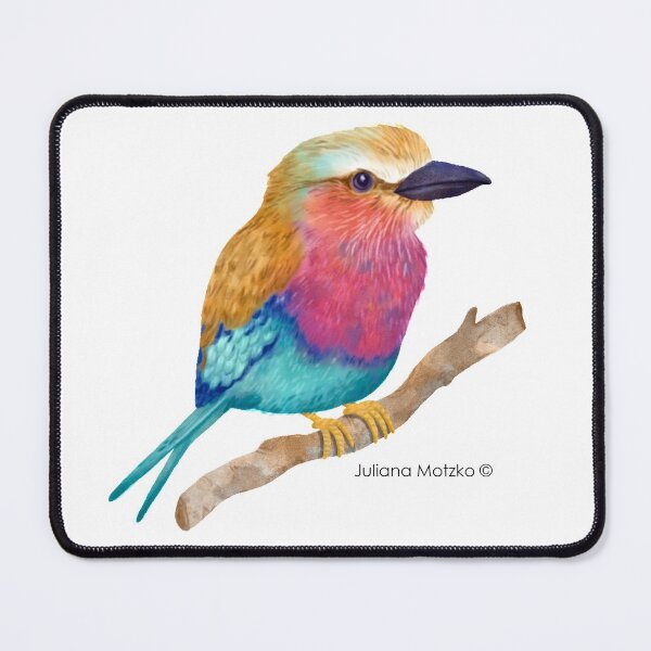 Item preview, Lilac Breasted Roller designed and sold by julianamotzko.