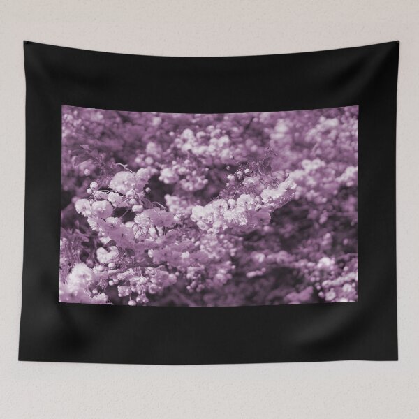 Item preview, Purple violet flowers blooming from a tree designed and sold by EdgyDesignForU.