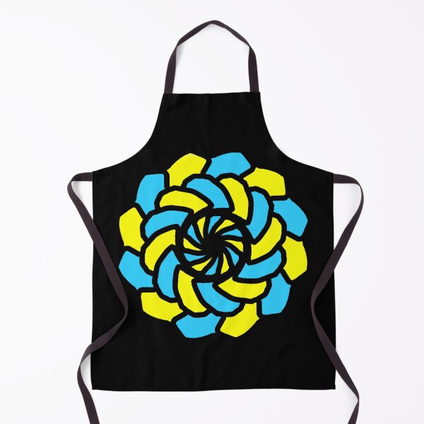Aperçu de l'œuvre Sucette fleur bleue et jaune illustrée NFT créée et vendue par AurelsPrints.