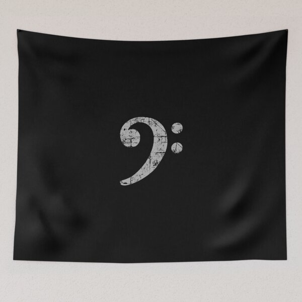 Item preview, Bass Clef Vintage Gray Bass Players designed and sold by herwinv.