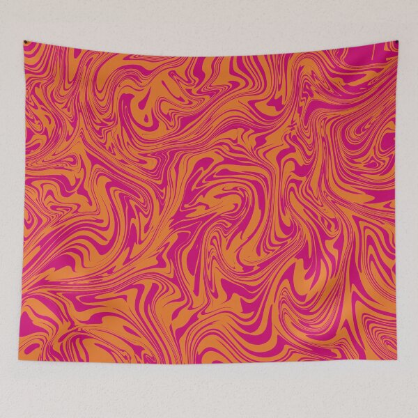 Item preview, Pink and Orange swirl design  designed and sold by rheabhargava.
