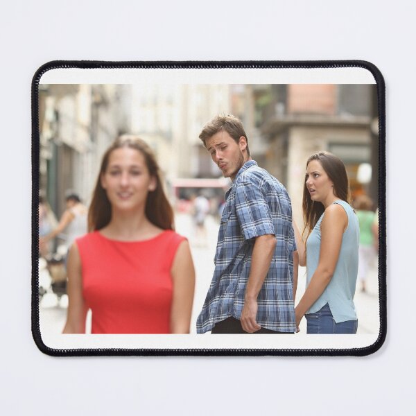Item preview, Distracted Boyfriend Meme designed and sold by Meme Economy.