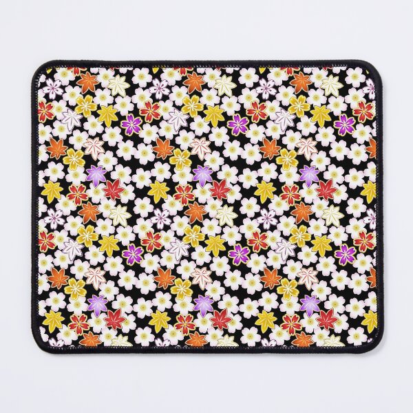 Item preview, Japanese Pattern WAGARA of Colorful Cherry Blossom and Maple Leaf Design designed and sold by monodesigns.