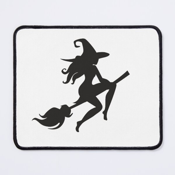 Item preview, Witch Riding Broom designed and sold by Sticker-Tee.