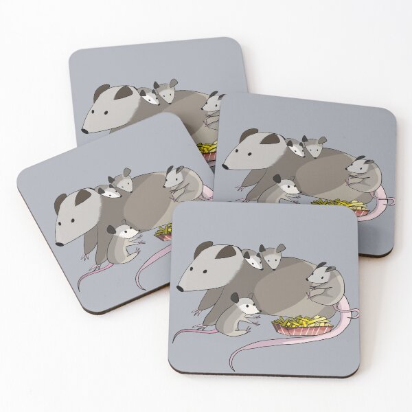 Item preview, Opossum family  designed and sold by Kewd.