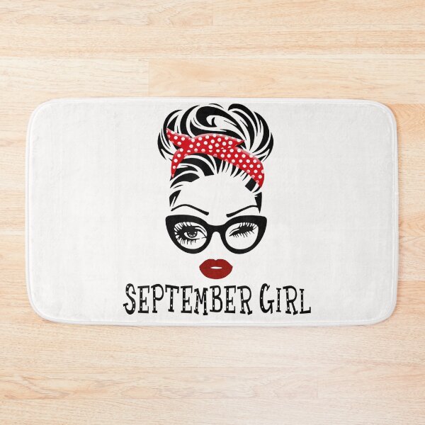Item preview, September Girl Woman Face Wink Eyes designed and sold by aloha project.