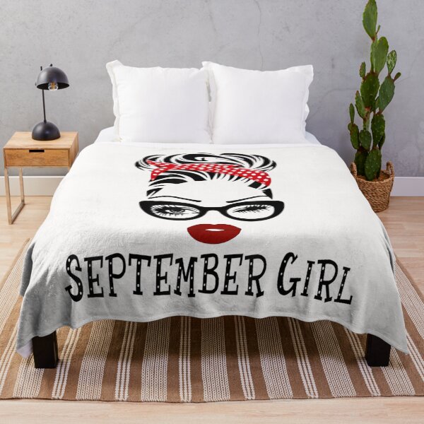 Item preview, September Girl Woman Face Wink Eyes designed and sold by aloha project.