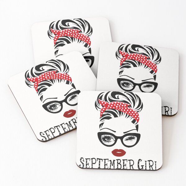 Item preview, September Girl Woman Face Wink Eyes designed and sold by aloha project.