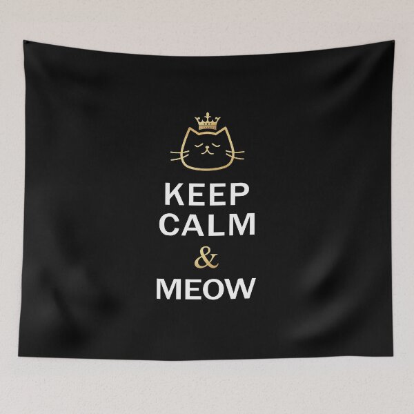 Item preview, Keep Calm And Meow designed and sold by BonsaidoPoh.