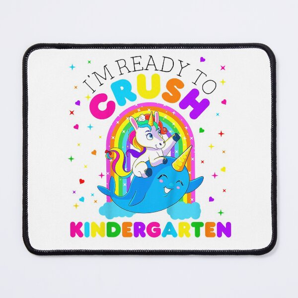 Artikelvorschau, Ich bin bereit, Kindergarten-Einhorn zurück in die Schule zu zerquetschen entworfen und verkauft von sharpbell.
