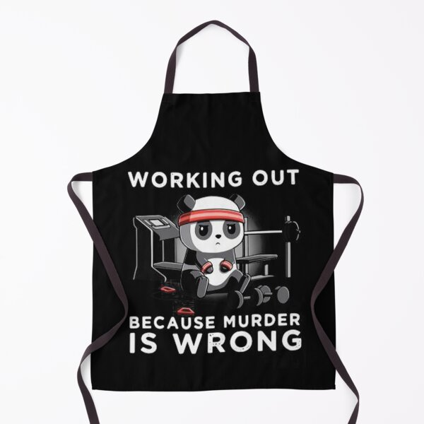 Item preview, PANDA WORKING OUT BECAUSE MURDER IS WRONG BESTSELLING 2021 designed and sold by DesigonDesigner.