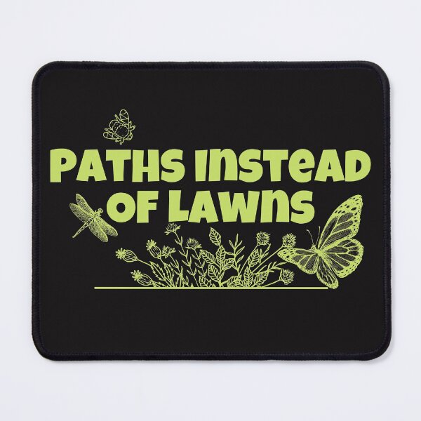 Item preview, Paths Instead Of Lawns Native Pollinator Gardens Design designed and sold by EarthArtDesigns.